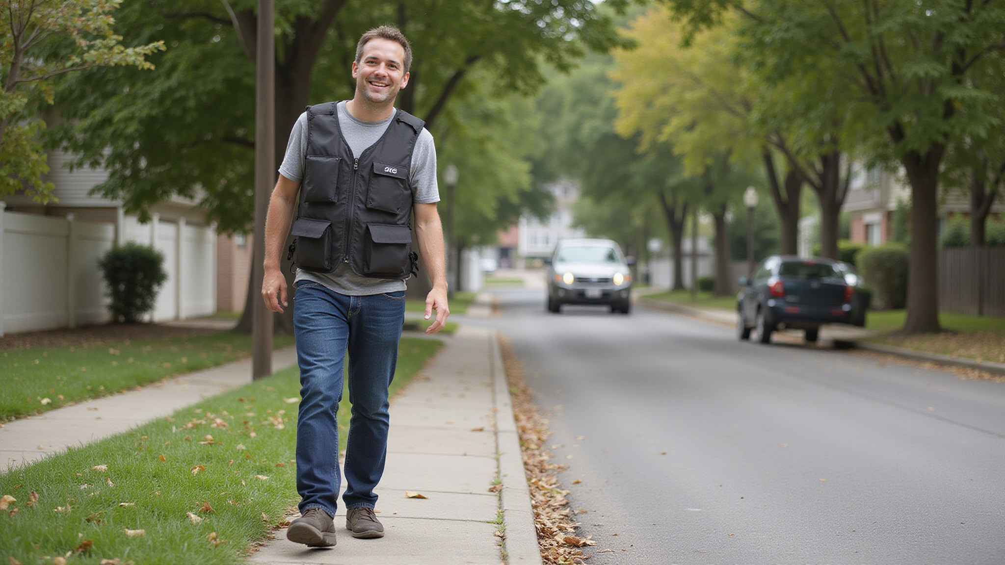 weighted vest walking for modest calorie burn